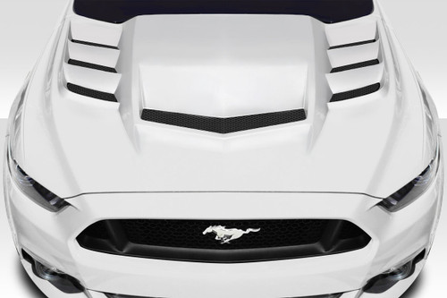 2015-2017 Ford Mustang Duraflex Interceptor Hood 1 Piece