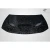 2015-2023 Dodge Charger AeroForge Dritech Hellcat Look Hood - 1 Piece - image 4