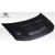 2012-2015 Honda Civic 4DR Duraflex Kina Hood - 1 Piece - image 5