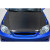 1999-2000 Honda Civic Geo6ix Dritech OEM Look Hood - 1 Piece - image 1