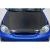 1999-2000 Honda Civic Geo6ix Dritech OEM Look Hood - 1 Piece - image 1