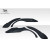 2012-2018 Mercedes CLS Class W218 Duraflex Vector Wide Body Rear Fender Flare Add Ons - 4 Pieces - image 9