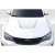 2008-2011 Subaru Impreza 2008-2014 WRX STI Vortex Hood - 1 Piece - image 1