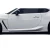 2022-2025 Toyota GR86 Kagura Side Skirts - image 1