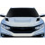 2016-2021 Honda Civic Duraflex Shingo Hood - 1 Piece - image 1