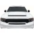 2011-2023 Dodge Durango Demon Look Hood - 1 Piece - image 1