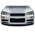 1999-2002 Nissan Skyline R34 GT-R Z-Tune Look Front Bumper - 1 Piece - image 3