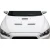 2008-2017 Mitsubishi Lancer Evo X Look Hood - image 2