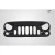 2007-2018 Jeep Wrangler Predator Carbon Fiber Grille - image 2