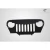 1997-2006 Jeep Wrangler Predator Carbon Fiber Grille - image 3
