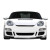 2006-2008 Porsche Cayman 2005-2008 Porsche Boxster GT3-RS Look Front Bumper - 1 Piece - image 3