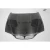 2004-2006 BMW 3 Series E46 2DR DriTech GTR Hood - 1 Piece - image 7