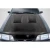 1987-1993 Ford Mustang Heat Extractor Hood - 1 Piece - image 1