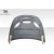 2013-2016 Dodge Dart Hellcat Look Hood - 1 Piece - image 5