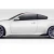 2008-2015 Infiniti G Coupe 2DR G37 Q60 L-Sport Side Splitters - 2 Piece - image 1