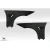 2007-2013 BMW 3 Series E92 2dr E93 Convertible M3 Look Front Fenders - 2 Piece - image 7