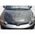 2006-2011 Honda Civic 4DR OEM Look Hood - 1 Piece - image 2