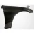 1993-1997 Honda Del Sol OEM Look Carbon Fiber Fender - image 13