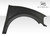 2004-2008 Ford F-150 Duraflex 4.5" Off Road Bulge Front Fenders 2 Piece
