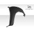 2004-2015 Nissan Titan 4" Off Road Bulge Front Fenders - 2 Piece - image 5