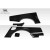 1990-1996 Nissan 300ZX Z32 2dr coupe PM-Z Rear Fender Flares - 5 Piece - image 10