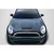 2007-2015 MINI Cooper Racer Carbon Fiber Hood - image 1