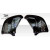1995-1998 Porsche 911 Carrera 993 C2 C4 Targa Duraflex RS Look Front Add Ons Spat Bumper Extensions - 2 Piece - image 8