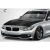 2012-2018 BMW 3 Series F30 / 2014-2020 4 Series F32 DriTech Victory Hood - 1 Piece - image 3