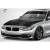 2012-2018 BMW 3 Series F30 / 2014-2020 4 Series F32 DriTech Victory Hood - 1 Piece - image 2