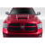 2009-2018 Dodge Ram 1500 Viper Look Hood - 1 Piece - image 1