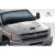 2007-2013 Chevrolet Silverado Duraflex Viper Look Hood - 1 Piece - image 3