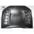2008-2011 Subaru Impreza 2008-2014 WRX STI VR-S Hood - 1 Piece - image 5