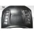 2008-2011 Subaru Impreza 2008-2014 WRX STI VR-S Hood - 1 Piece - image 6