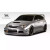 2008-2014 Subaru Impreza STI 2011-2014 Impreza WRX Duraflex VR-S Front Bumper Cover 2 Piece