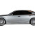 2007-2012 Lexus LS Series LS460 W-1 Side Skirts Rocker Panels (short wheelbase) - 2 Piece - image 1