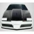 1982-1992 Pontiac Firebird ZL1 Look Hood - 1 Piece - image 2