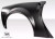 2005-2013 Chevrolet Corvette C6 Duraflex ZR Edition Rear Fenders 2 Piece