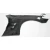 1997-2004 Chevrolet Corvette ZR Edition Carbon Fiber Fender - image 7