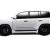 2008-2015 Lexus LX570 AF-1 Wide Body Side Skirt Rocker Panels ( GFK ) - 2 Piece (S) - image 1