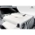 2018-2025 Jeep Wrangler JL Gladiator JT Hellcat Look Hood - 1 Piece - image 3