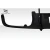 2008-2011 Mercedes C Class / C63 W204 Super Fin Rear Diffuser - 1 Piece ( fits AMG Bumper only ) - image 9
