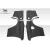 1989-1994 Nissan Skyline 4DR R32 X Factor Rear Fender Flares - 4 Piece - image 3