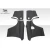 1989-1994 Nissan Skyline 4DR R32 X Factor Rear Fender Flares - 4 Piece - image 12