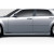 2005-2010 Chrysler 300 300C Bomber Side Skirts Rocker Panels - 2 Piece - image 4