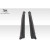 2005-2010 Chrysler 300 300C Bomber Side Skirts Rocker Panels - 2 Piece - image 3