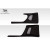 2015-2023 Ford Mustang KT Style Side Skirt Rocker Panels Add-Ons - 4 Piece - image 3