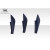 2013-2020 Scion FR-S Toyota 86 Subaru BRZ GT500 V3 Rear Bumper Canards - 6 Piece - image 5