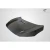 2017-2021 Honda Civic Type R OEM Look Carbon Fiber Hood - image 3