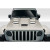 2018-2025 Jeep Wrangler JL Gladiator JT Viper Look Hood - 1 Piece - image 1
