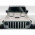 2018-2025 Jeep Wrangler JL Gladiator JT Viper Look Hood - 1 Piece - image 1